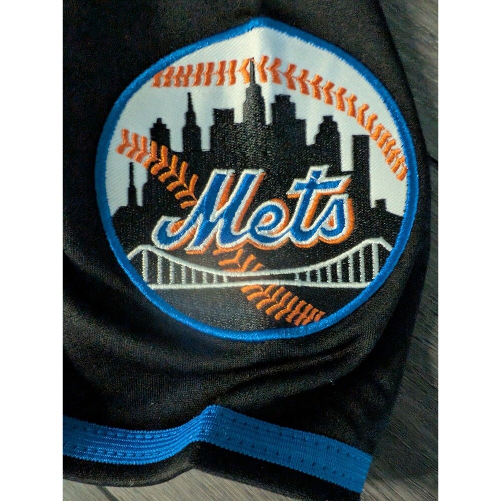 Juan Soto #22 New York Mets Black Patch  Alternate Jersey Men's Small - Picture 4 of 5